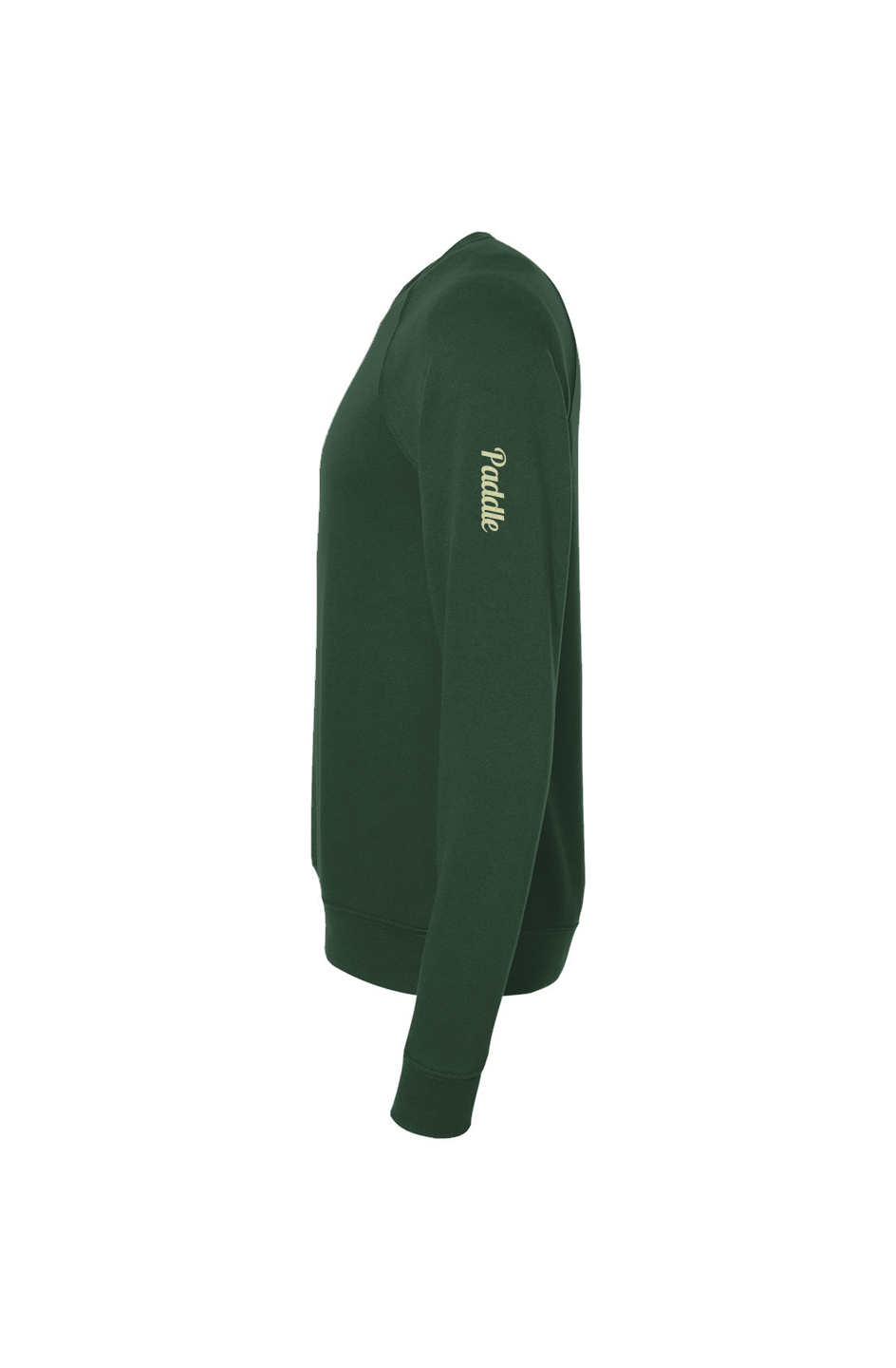 Fleece Crewneck Sweatshirt Side Embroidery