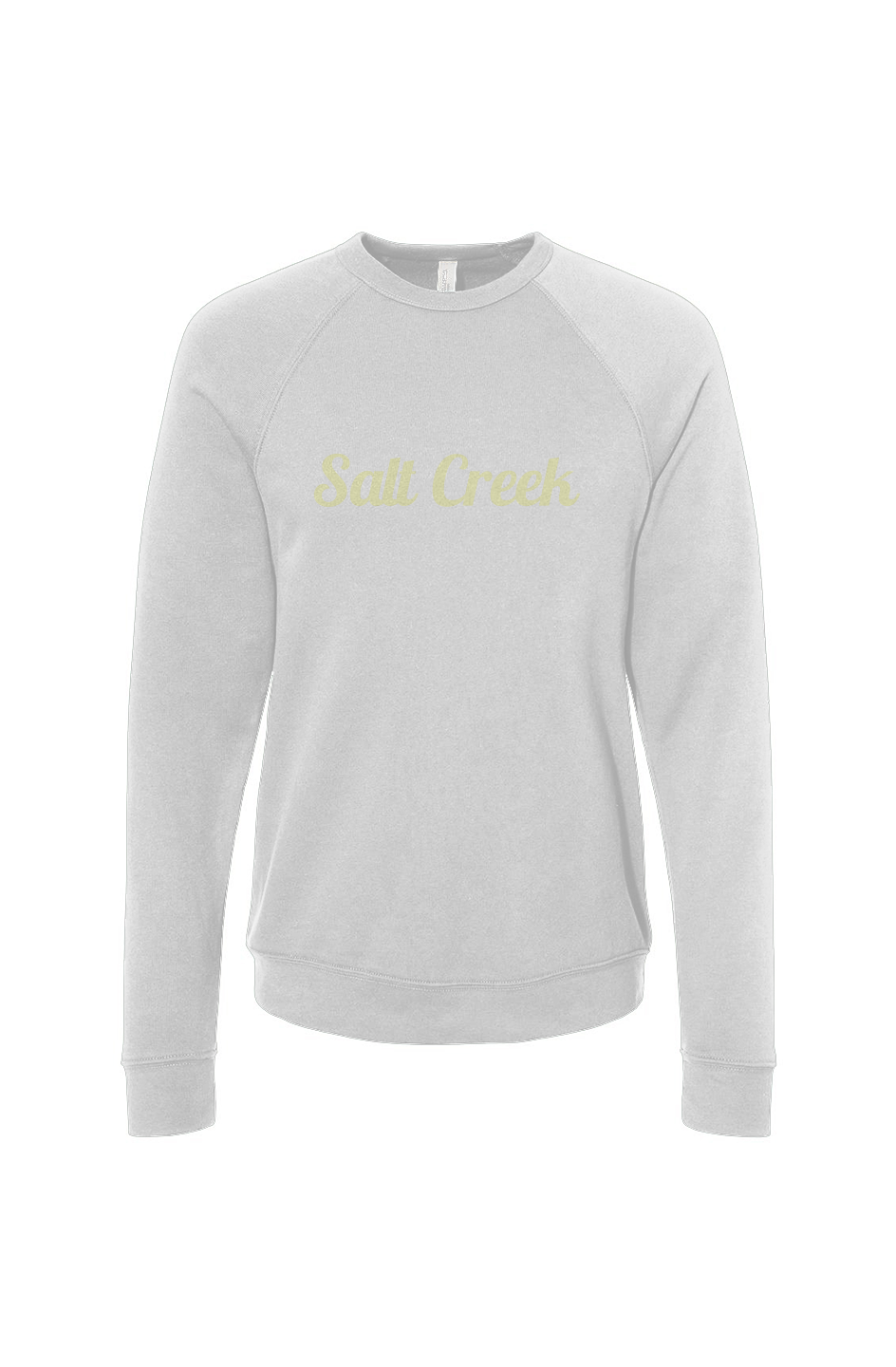 Fleece Crewneck Sweatshirt Side Embroidery