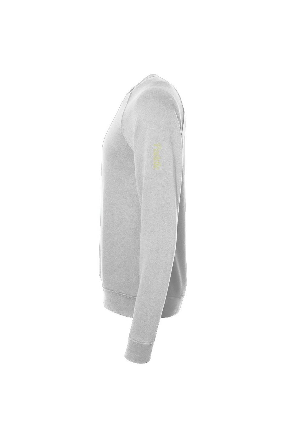 Fleece Crewneck Sweatshirt Side Embroidery