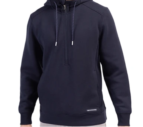 Men's Cutter & Buck Roam 1/2-Zip Hooded Pullover